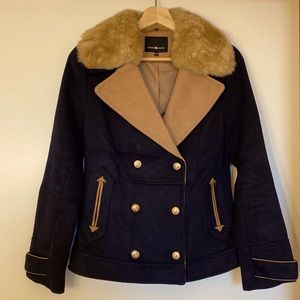 Wool blend duffle Jacket